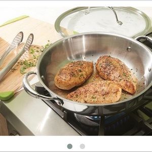 ACERO INOXIDABLE TRI-PLY PRINCESS HERITAGE
Juego de sartén para sellar y Pinzas